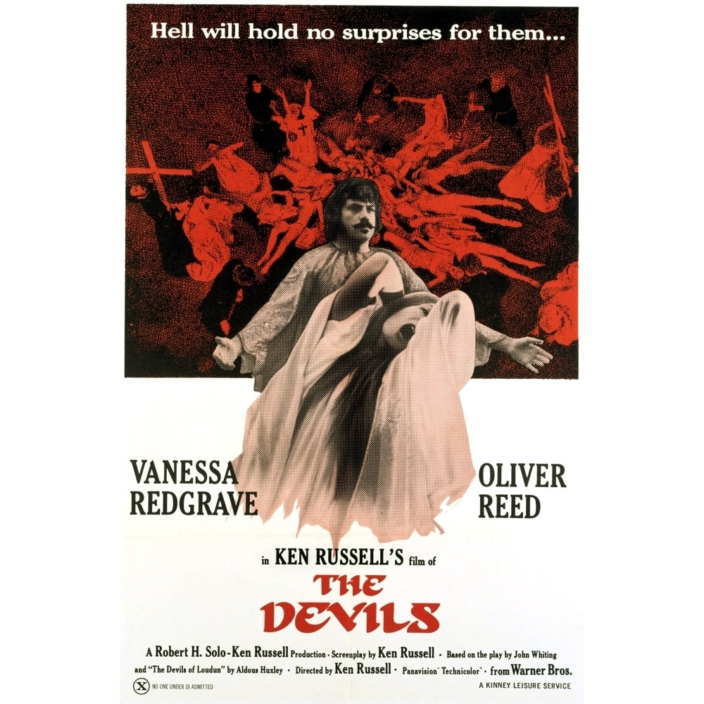 The Devils Oliver Reed Vanessa Redgrave 1971. Movie Poster Masterprint Image 2