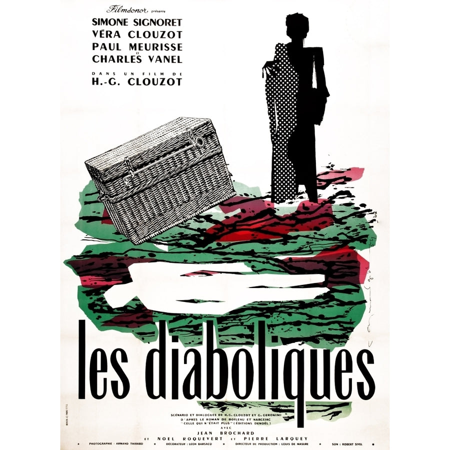 Diabolique Dutch Poster 1955 Movie Poster Masterprint Image 1