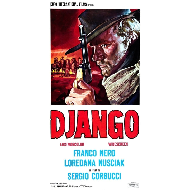 Django Italian Poster Art Franco Nero 1966 Movie Poster Masterprint Image 1