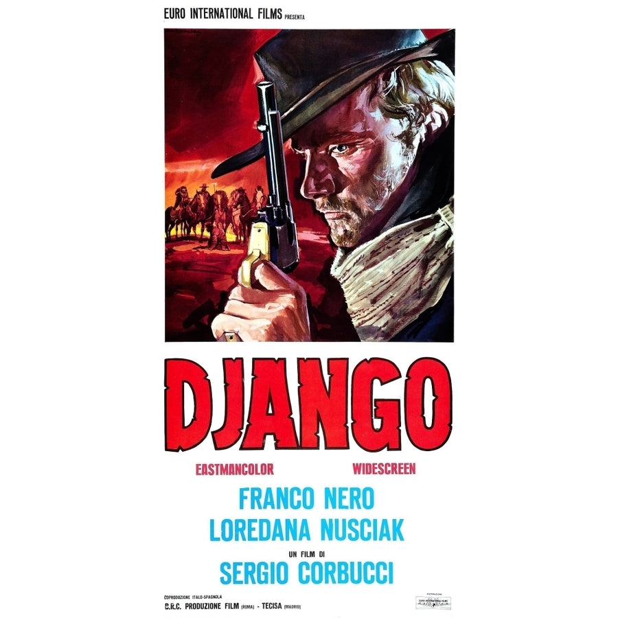 Django Italian Poster Art Franco Nero 1966 Movie Poster Masterprint Image 1