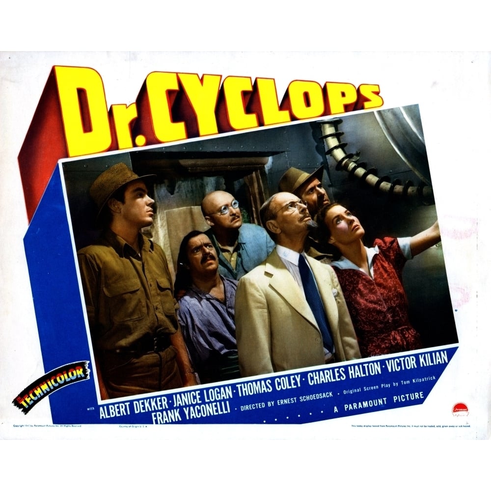 Dr. Cyclops Movie Poster Masterprint Image 1