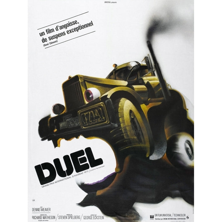 Duel French Poster 1971 Movie Poster Masterprint Image 2