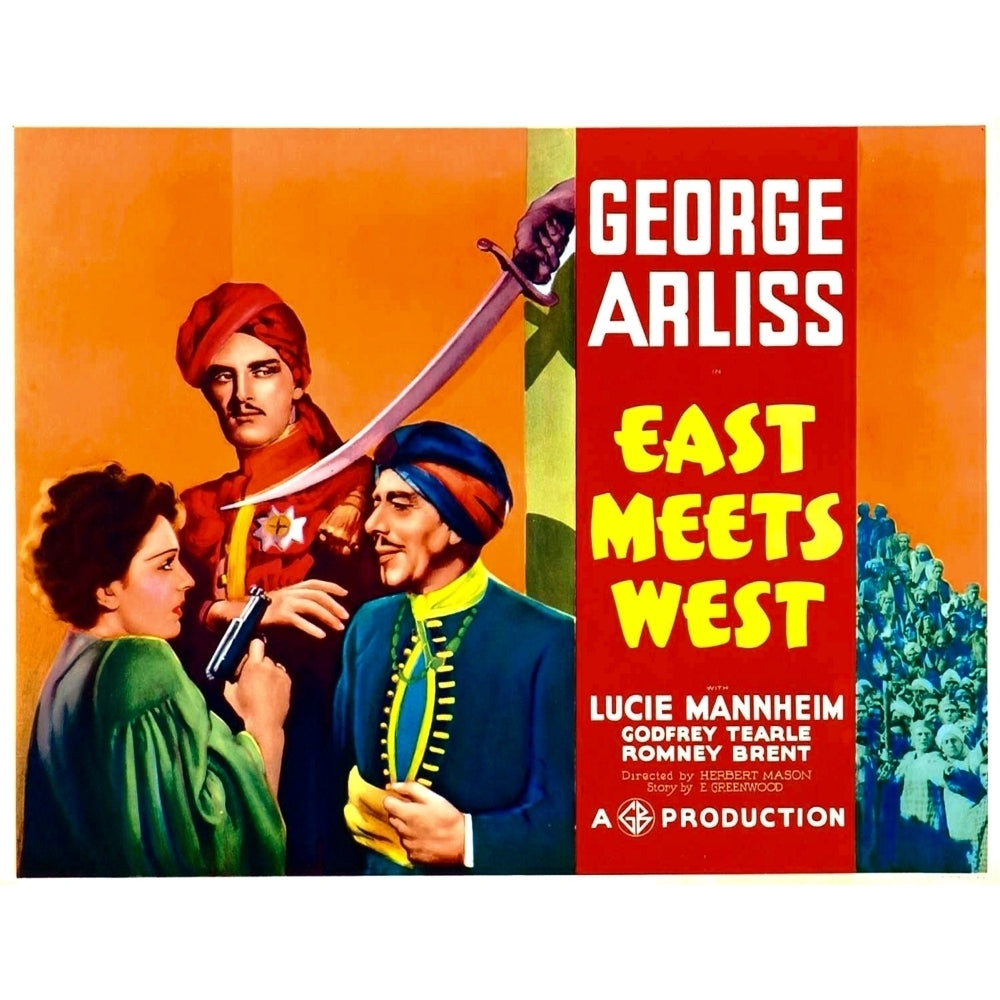 East Meets West Left: Lucie Mannheim Right: George Arliss 1936 Movie Poster Masterprint Image 1