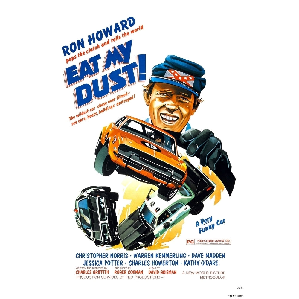 Eat My Dust Ron Howard 1976 Movie Poster Masterprint Image 1