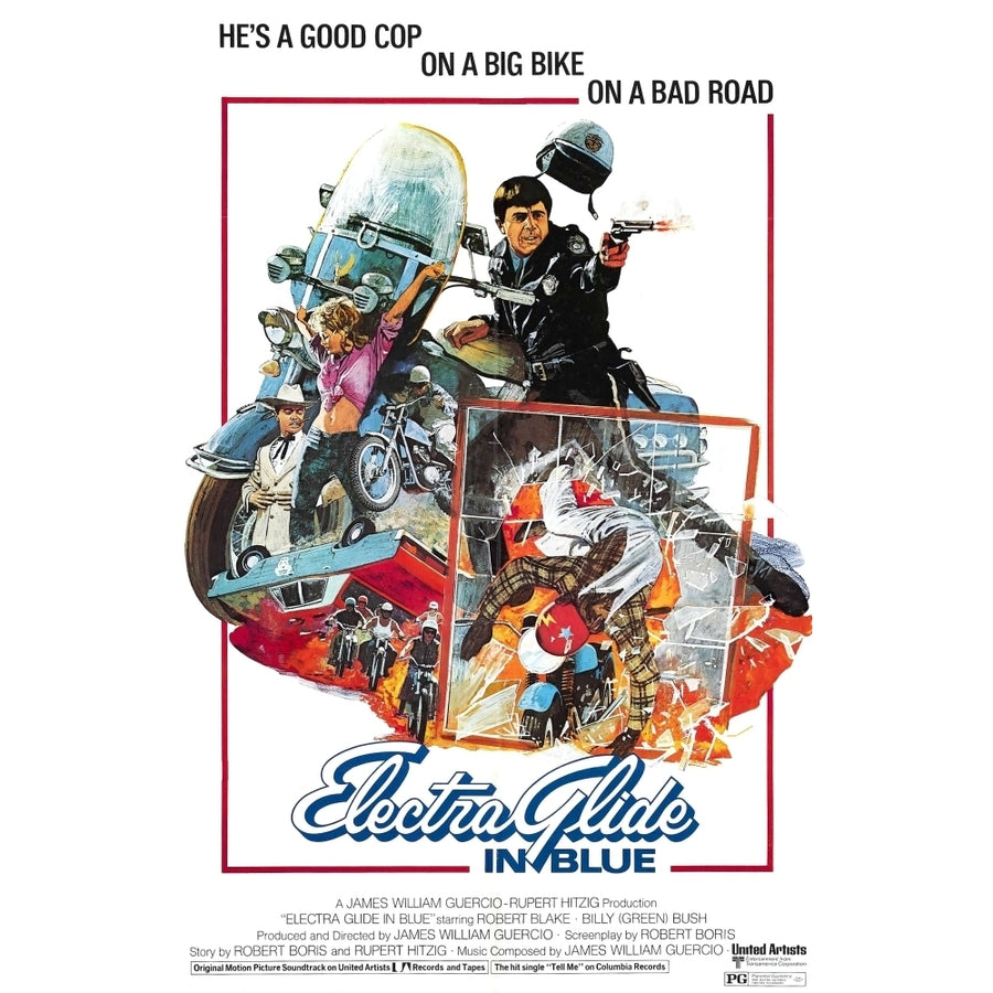 Electra Glide In Blue Robert Blake 1973 Movie Poster Masterprint Image 1