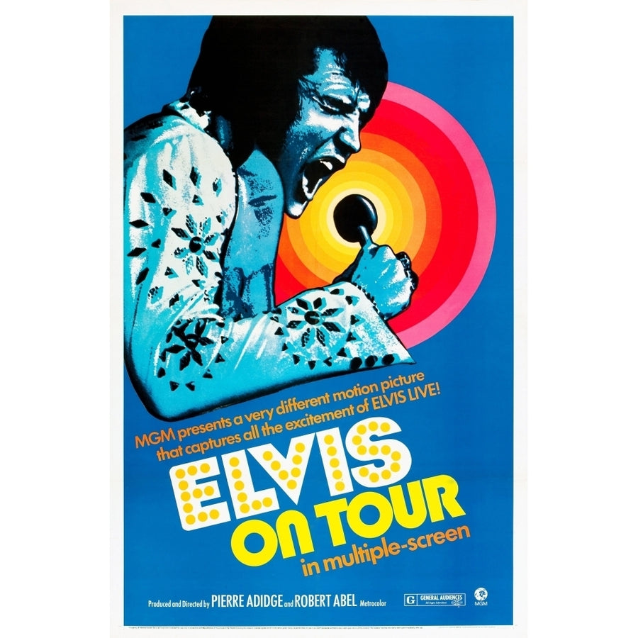 Elvis On Tour Elvis Presley On Us Poster Art 1972. Movie Poster Masterprint Image 1