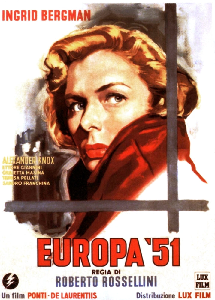 Europa 51 Ingrid Bergman 1952 Movie Poster Masterprint Image 1