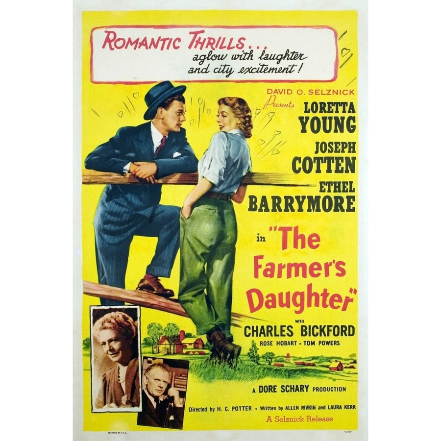 The FarmerS Daughter Movie Poster Masterprint Image 1