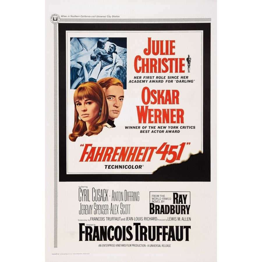 Fahrenheit 451 Movie Poster Masterprint Image 1