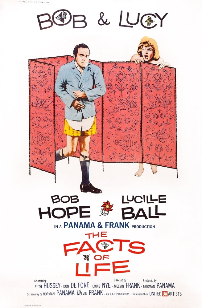 The Facts Of Life Us Poster Art From Left: Bob Hope Lucille Ball 1960 Movie Poster Masterprint Image 1