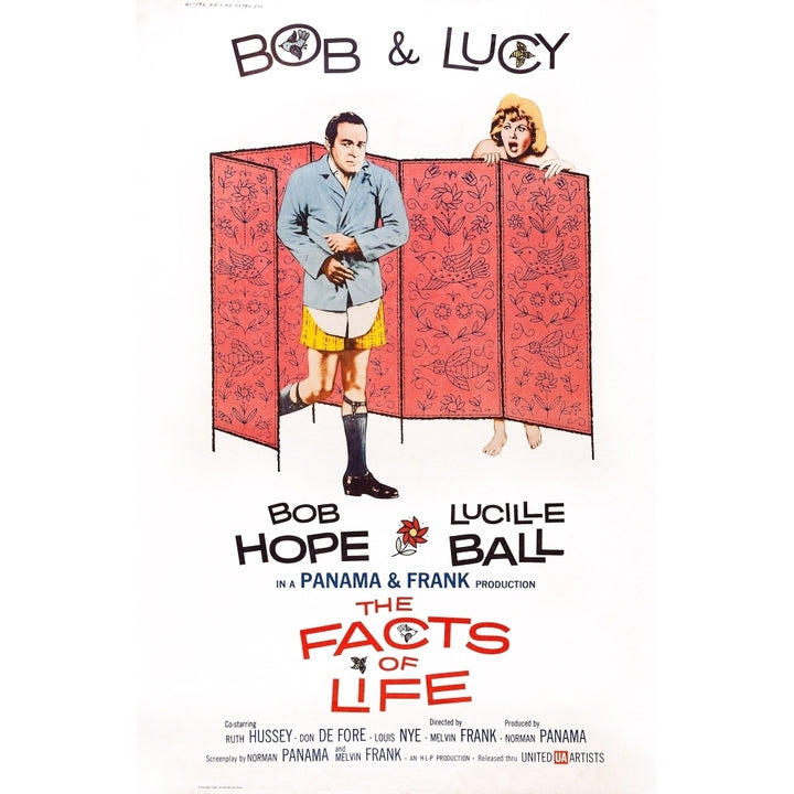 The Facts Of Life Us Poster Art From Left: Bob Hope Lucille Ball 1960 Movie Poster Masterprint Image 2