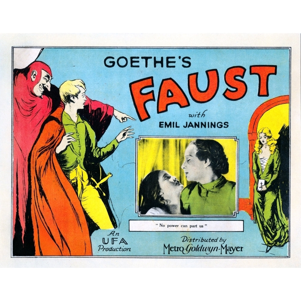 Faust Movie Poster Masterprint Image 1