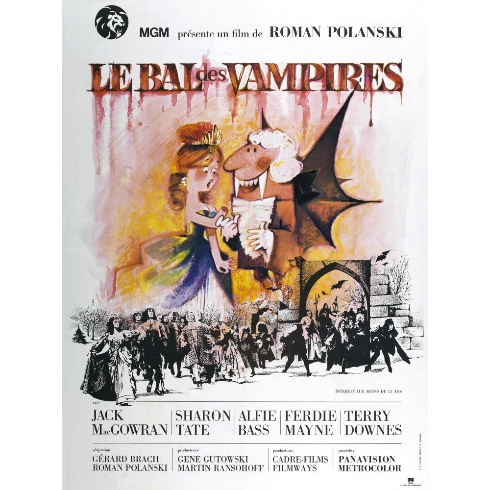 The Fearless Vampire Killers French Poster 1967 Movie Poster Masterprint Image 1