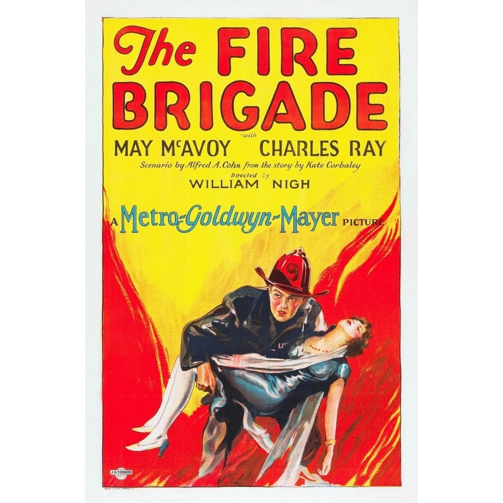 The Fire Brigade L-R: Charles Ray May Mcavoy On Poster Art 1926. Movie Poster Masterprint Image 2