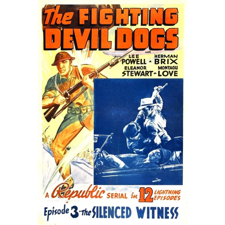 The Fighting Devil Dogs Episode 3: The Silenced Witness 1938. Movie Poster Masterprint Image 1