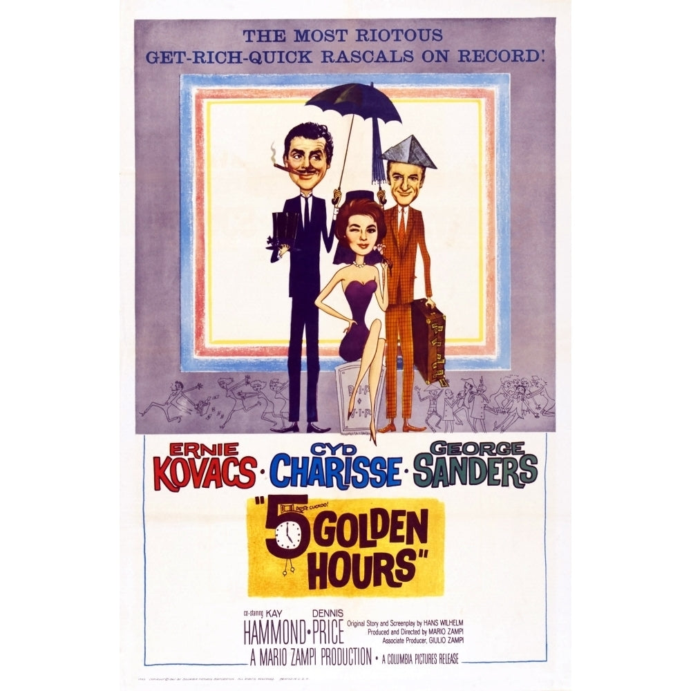 Five Golden Hours Movie Poster Masterprint Image 1