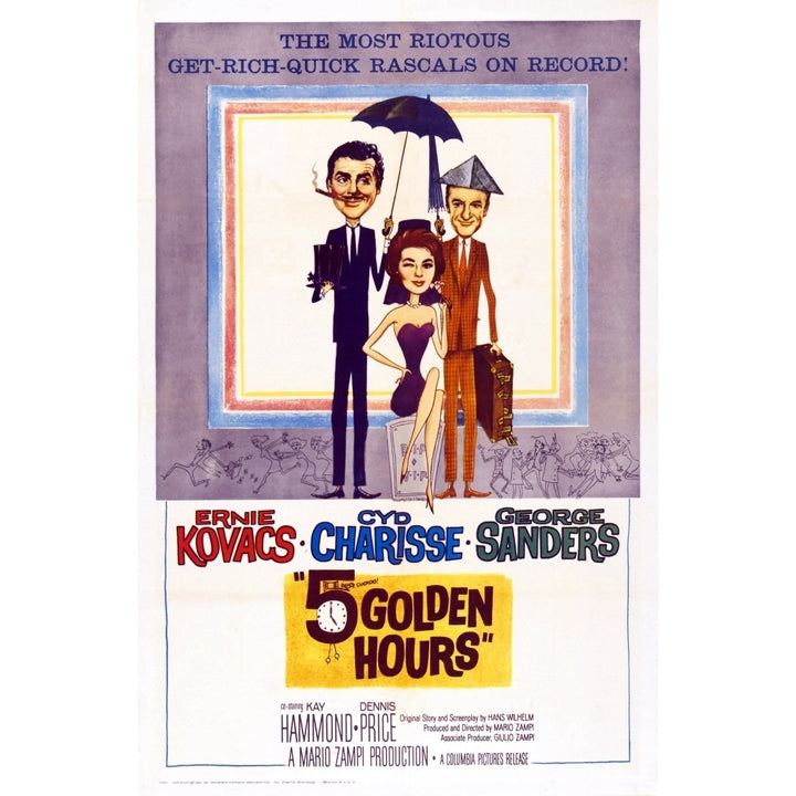 Five Golden Hours Movie Poster Masterprint Image 1