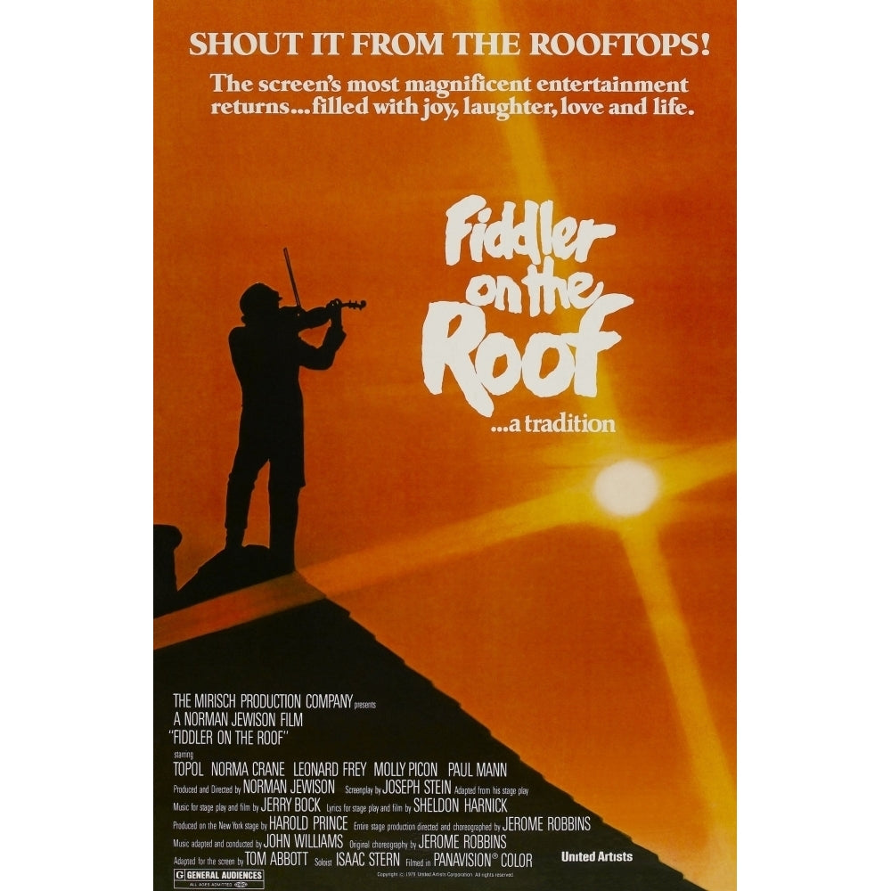 Fiddler On The Roof Movie Poster Masterprint Image 1