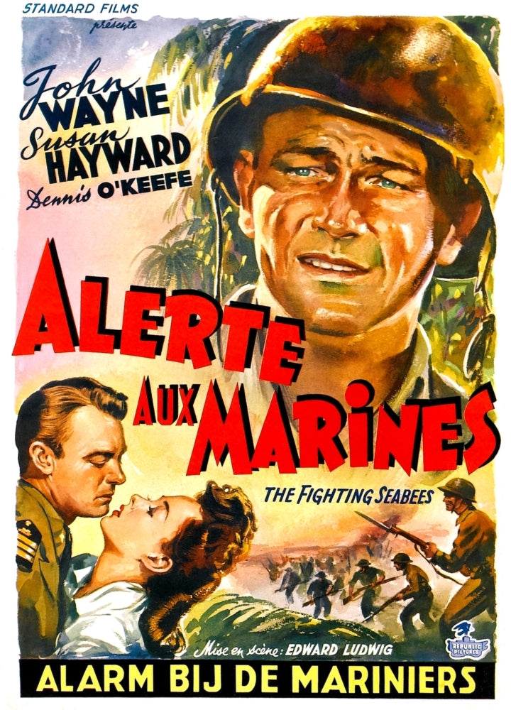 The Fighting Seabees John Wayne 1944. Movie Poster Masterprint Image 1