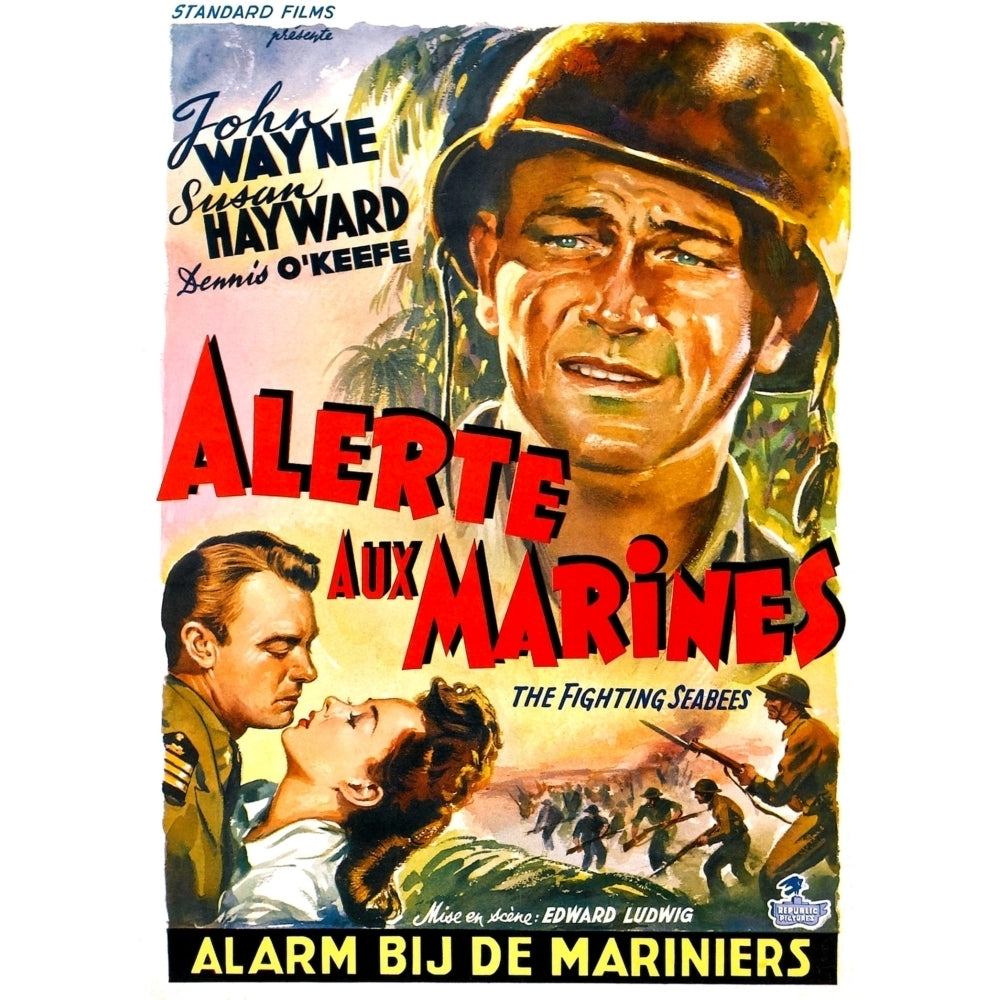 The Fighting Seabees John Wayne 1944. Movie Poster Masterprint Image 2