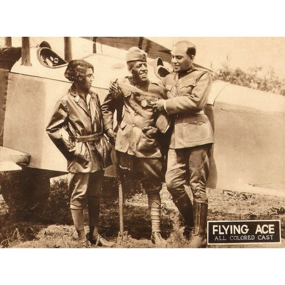 The Flying Ace Left: Kathryn Boyd Far Right: Lawrence Griner On Lobbycard 1926 Movie Poster Masterprint Image 2