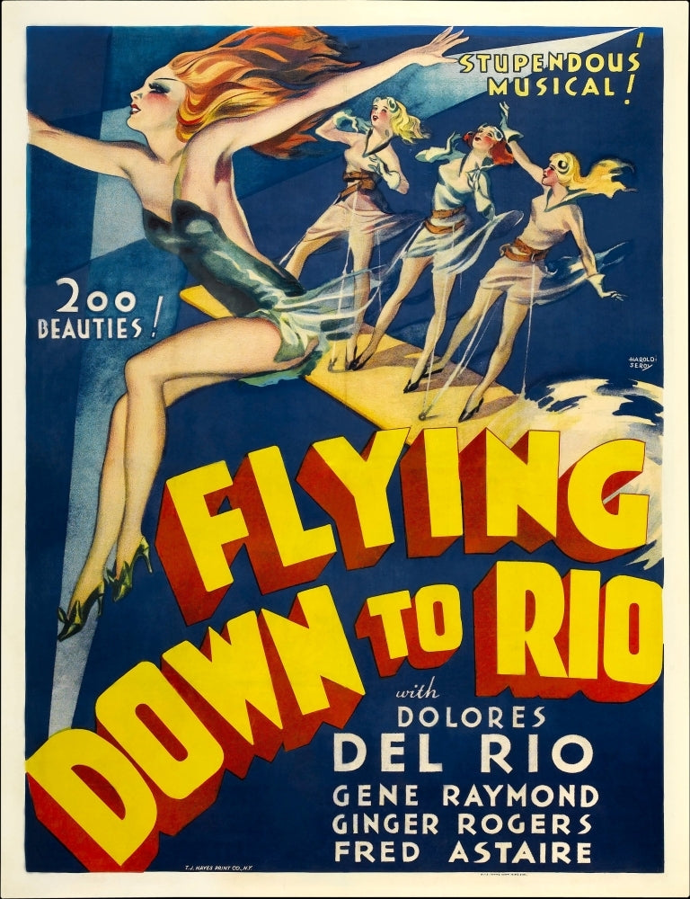 Flying Down To Rio 1933. Movie Poster Masterprint Image 1