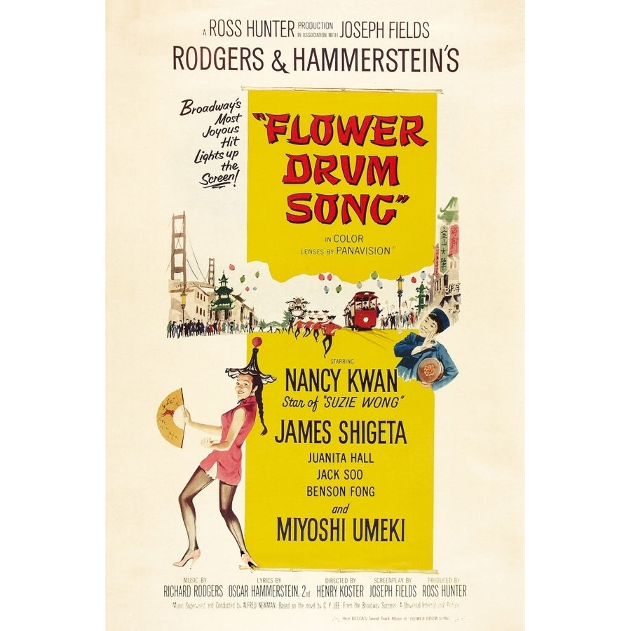 Flower Drum Song Us Poster Art From Left: Nancy Kwan Miyoshi Umeki 1961 Movie Poster Masterprint Image 1