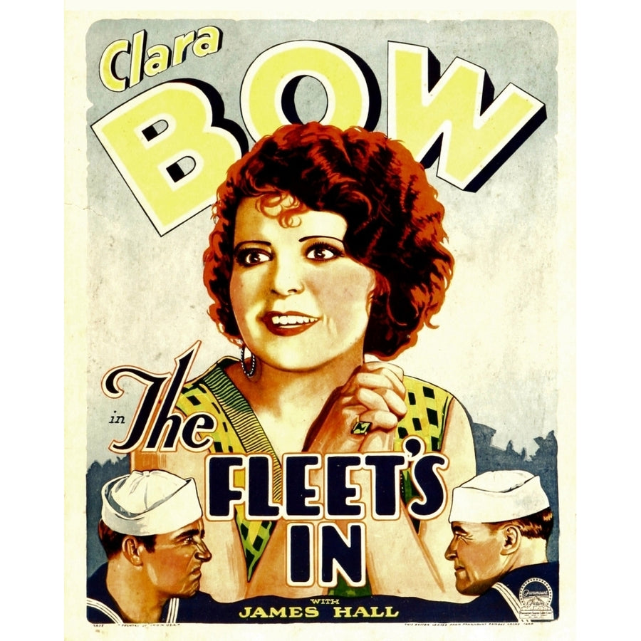 The FleetS In Center: Clara Bow 1928. Movie Poster Masterprint Image 1