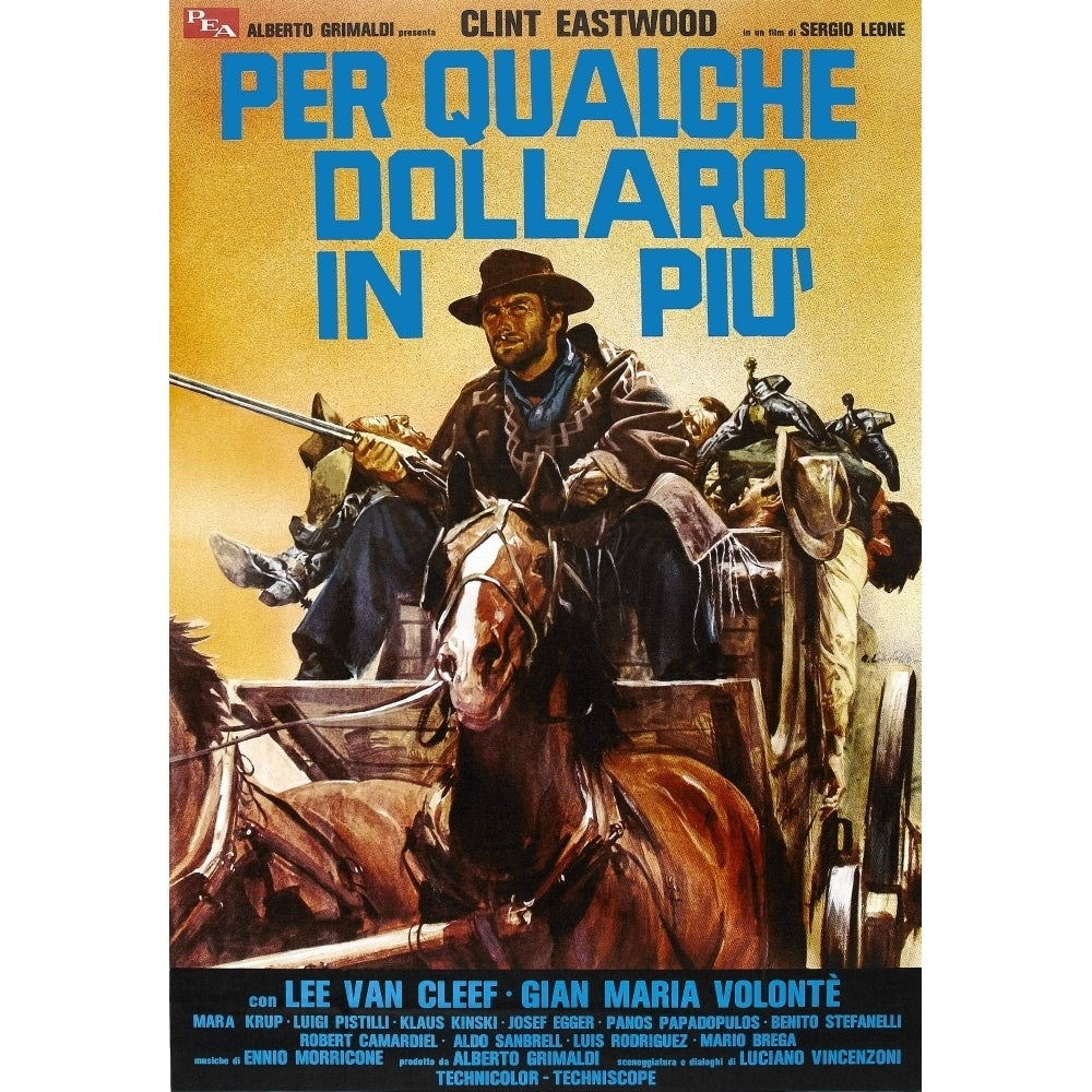 For A Few Dollars More Clint Eastwood 1965 Movie Poster Masterprint Image 1