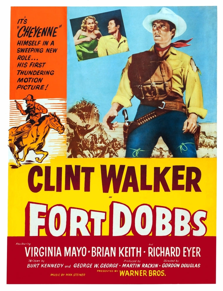 Fort Dobbs Us Poster Art Inset: Virginia Mayo Clint Walker 1958 Movie Poster Masterprint Image 1