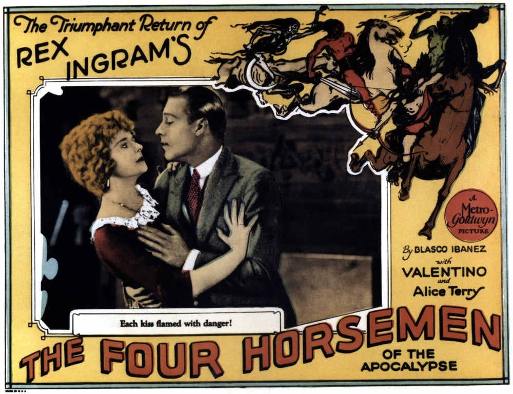 The Four Horsemen Of The Apocalypse From Left: Alice Terry Rudolph Valentino 1921 Movie Poster Masterprint Image 1