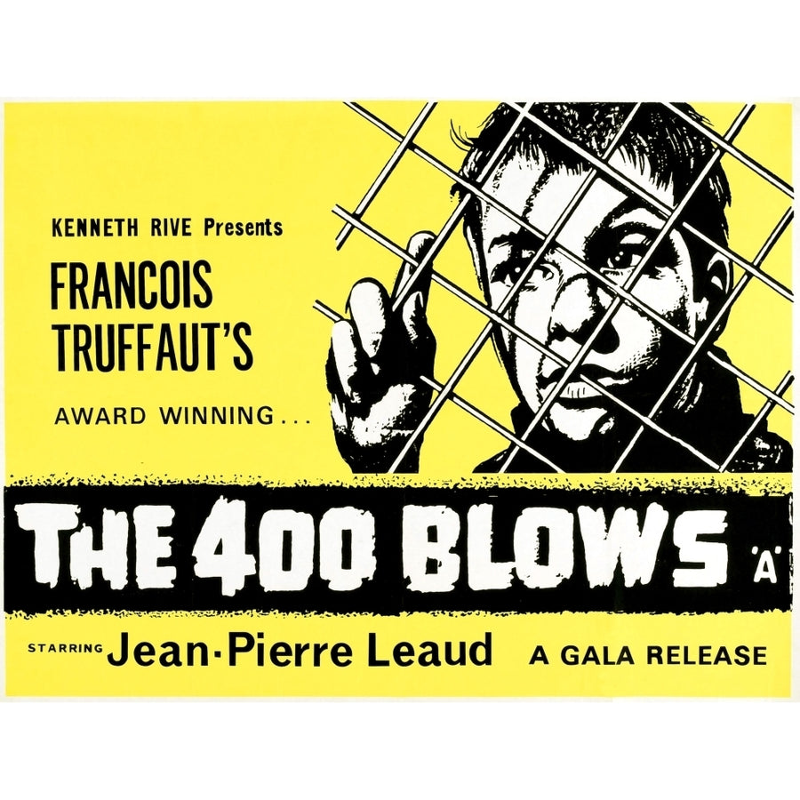 The 400 Blows British Poster Jean-Pierre Leaud 1959 Movie Poster Masterprint Image 1