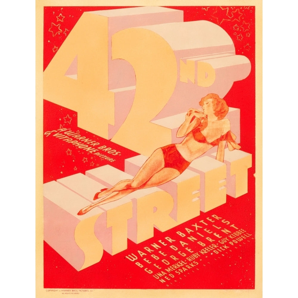 42Nd Street U.S. Window Card 1933 Movie Poster Masterprint Image 2