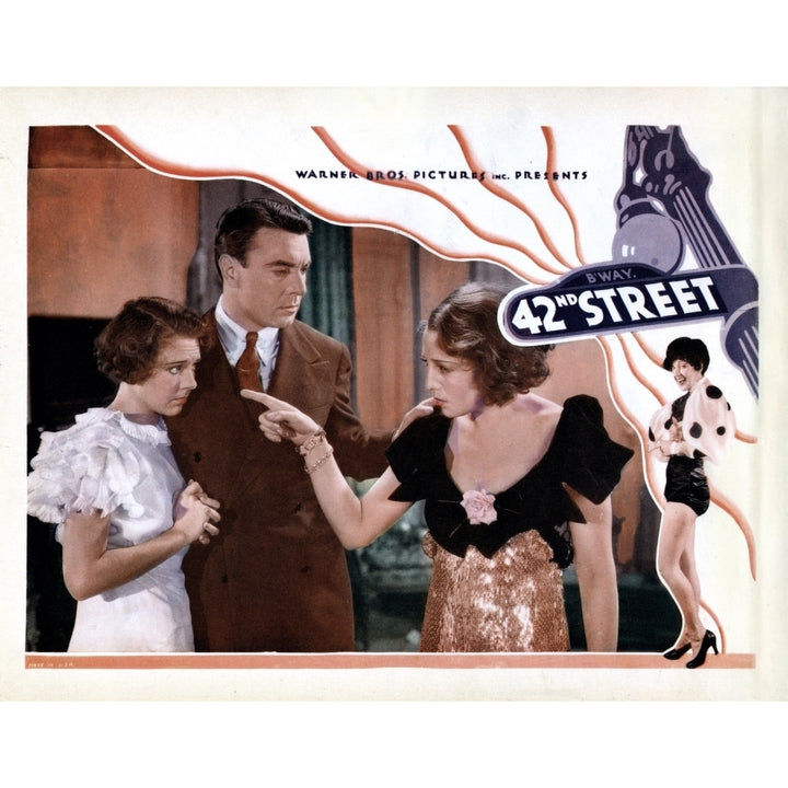 42Nd Street From Left Ruby Keeler George Brent Bebe Daniels 1933 Movie Poster Masterprint Image 1