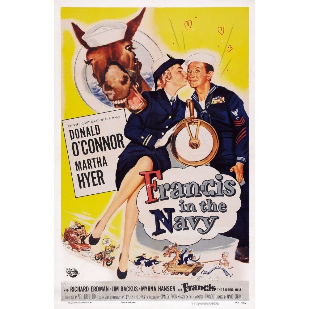 Francis In The Navy U Movie Poster Masterprint Image 1