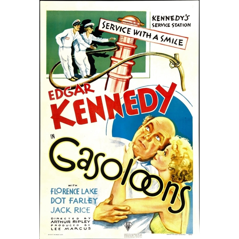 Gasoloons Bottom From Left: Edgar Kennedy Florence Lake 1936 Movie Poster Masterprint Image 2