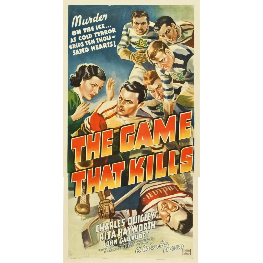 The Game That Kills Top From Left: Rita Hayworth Charles Quigley 1937 Movie Poster Masterprint Image 2