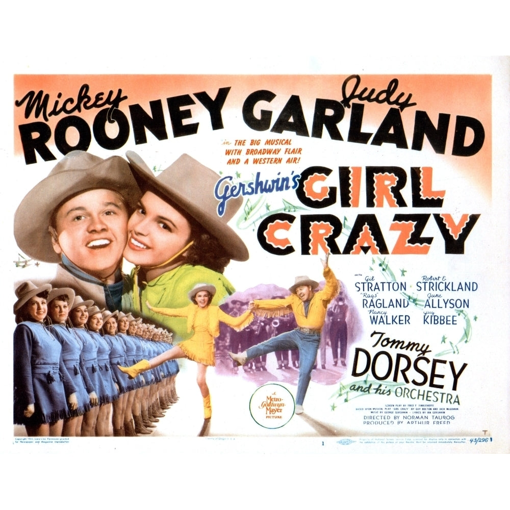 Girl Crazy Movie Poster Masterprint Image 1