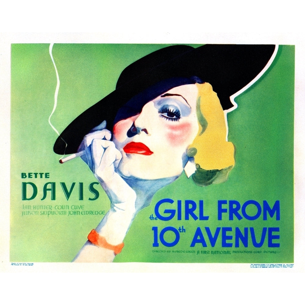 The Girl From 10Th Avenue Bette Davis 1935 Movie Poster Masterprint Image 1