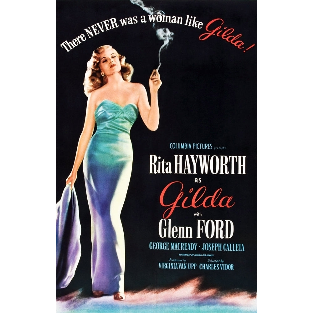 Gilda Rita Hayworth 1946 Movie Poster Masterprint Image 1