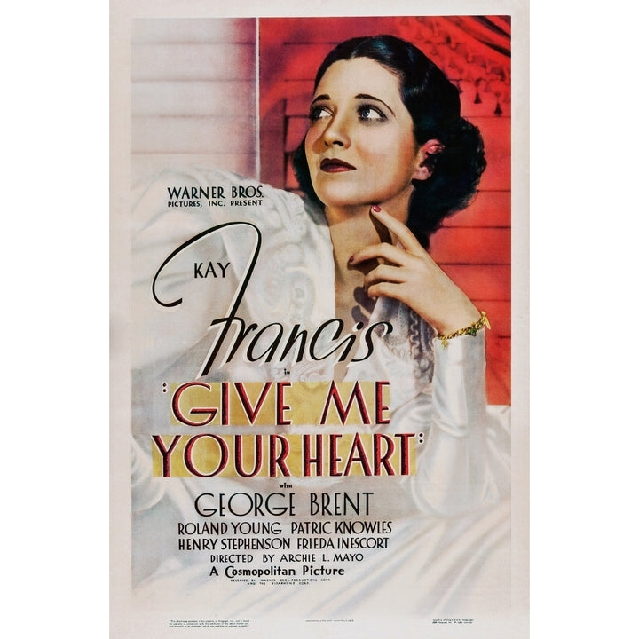 Give Me Your Heart Us Poster Art Kay Francis 1936 Movie Poster Masterprint Image 2