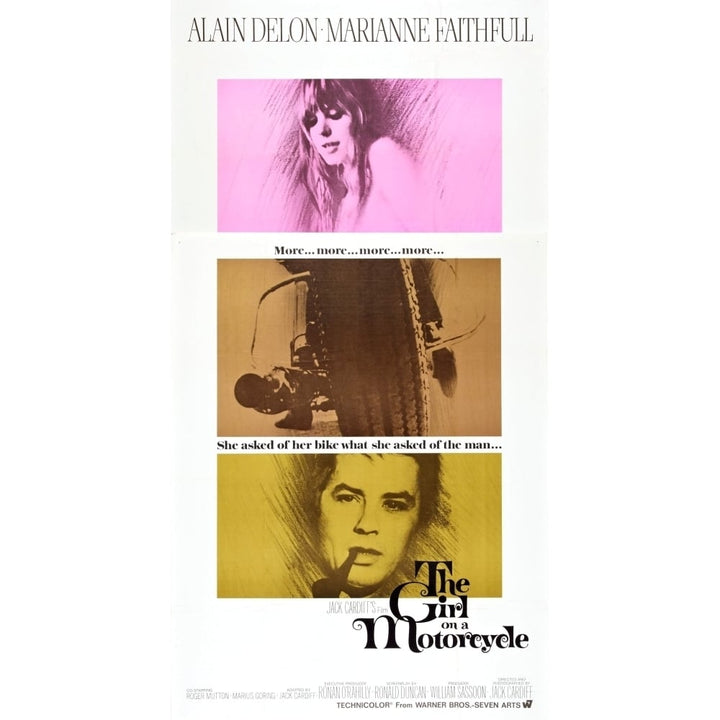 The Girl On A Motorcycle Movie Poster Masterprint Image 1