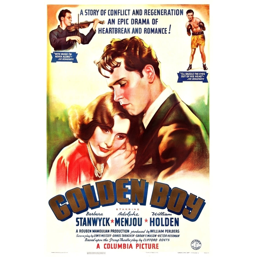 Golden Boy U Movie Poster Masterprint Image 1