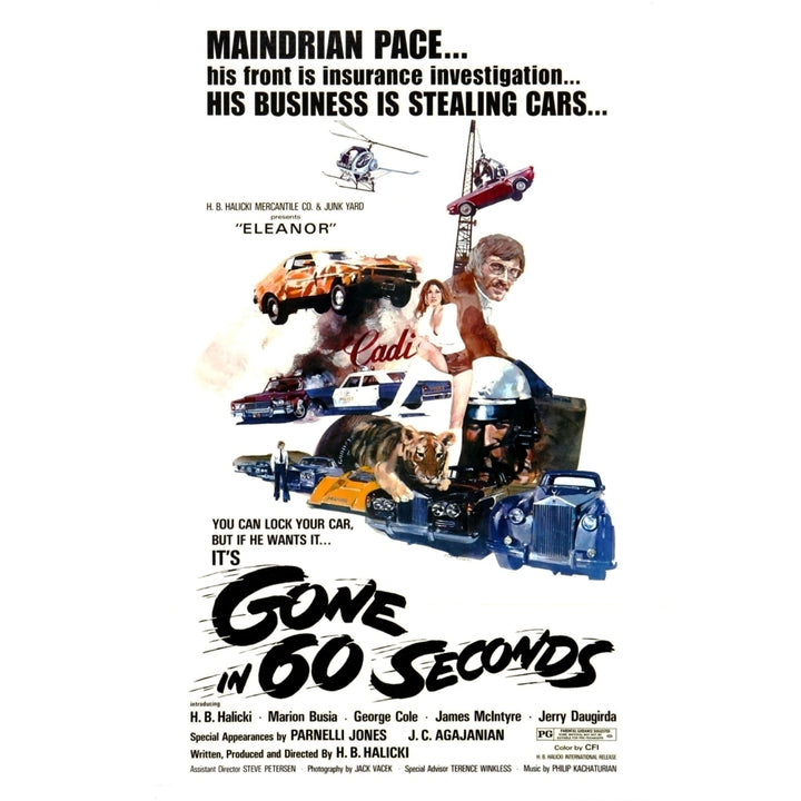 Gone In 60 Seconds 1974. Movie Poster Masterprint Image 2