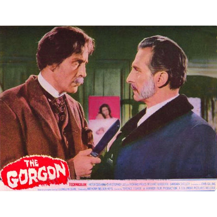 The Gorgon From Left: Christopher Lee Peter Cushing 1964 Movie Poster Masterprint Image 1