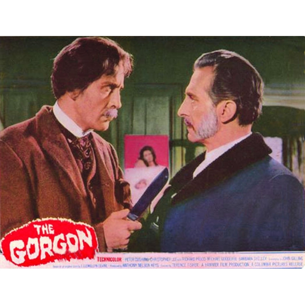 The Gorgon From Left: Christopher Lee Peter Cushing 1964 Movie Poster Masterprint Image 2