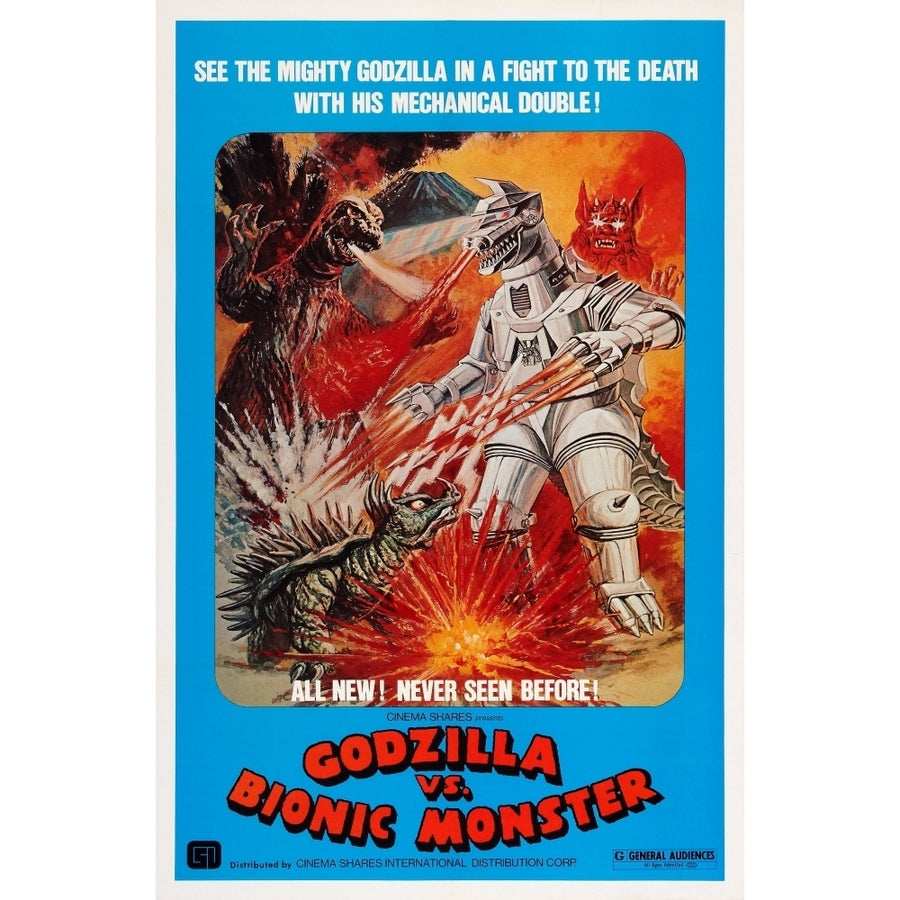 Godzilla Vs. Mechagodzilla Movie Poster Masterprint Image 1