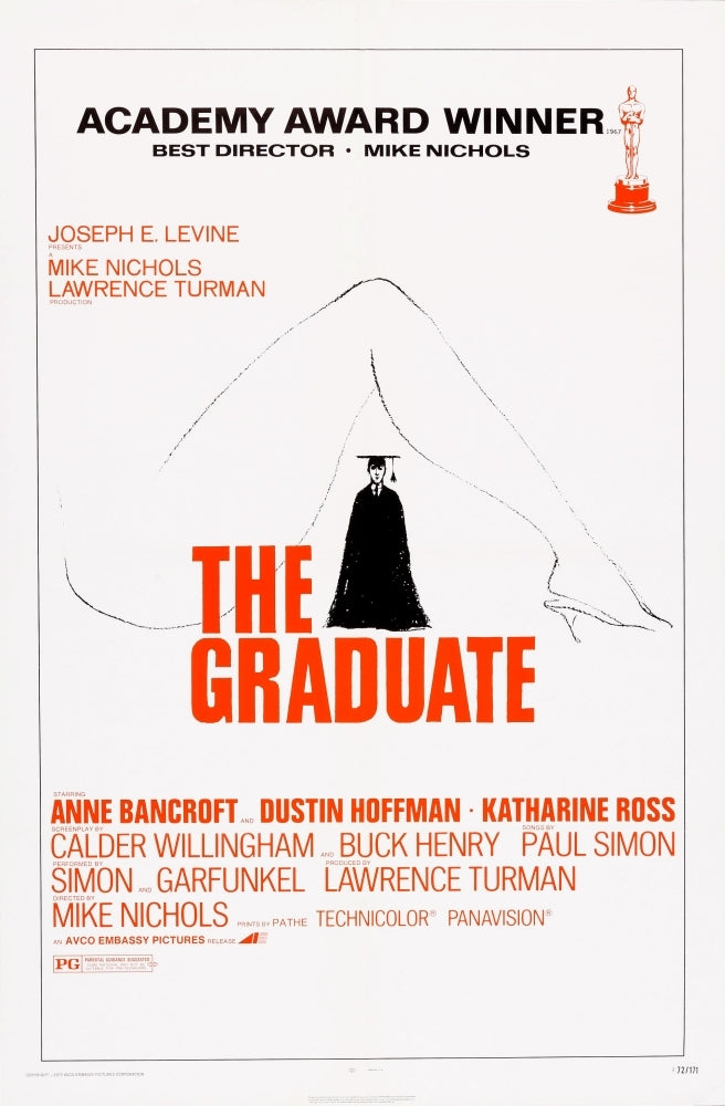 The Graduate Us Poster Dustin Hoffman 1967 Movie Poster Masterprint Image 1