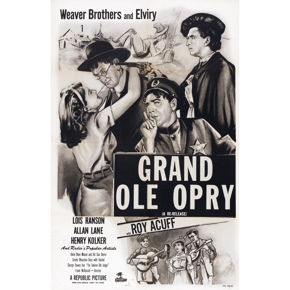 Grand Ole Opry Us Poster Art Second Left: Leon Weaver; Right: June Weaver 1940 Movie Poster Masterprint Image 2