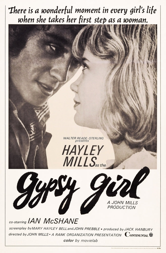 Gypsy Girl L-R: Ian Mcshane Hayley Mills On Poster Art 1965. Movie Poster Masterprint Image 1